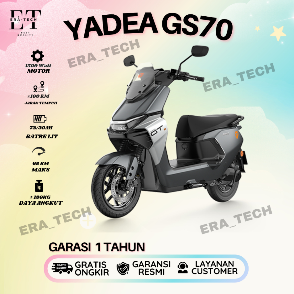 Jual Sepeda Motor Listrik Premium Yadea GS70 | Shopee Indonesia