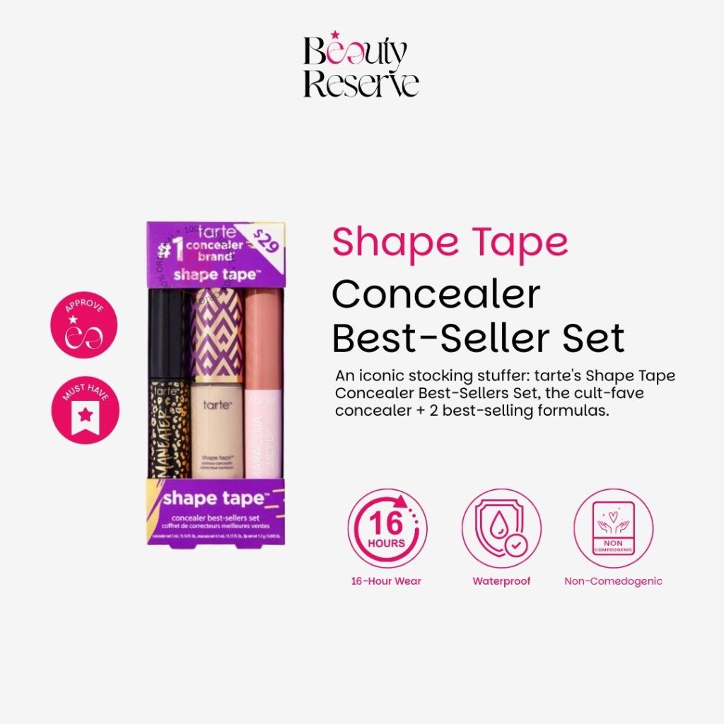 Jual BEAUTY RESERVE - TARTE SHAPE TAPE CONCEALER BEST-SELLERS SET | Shopee Indonesia