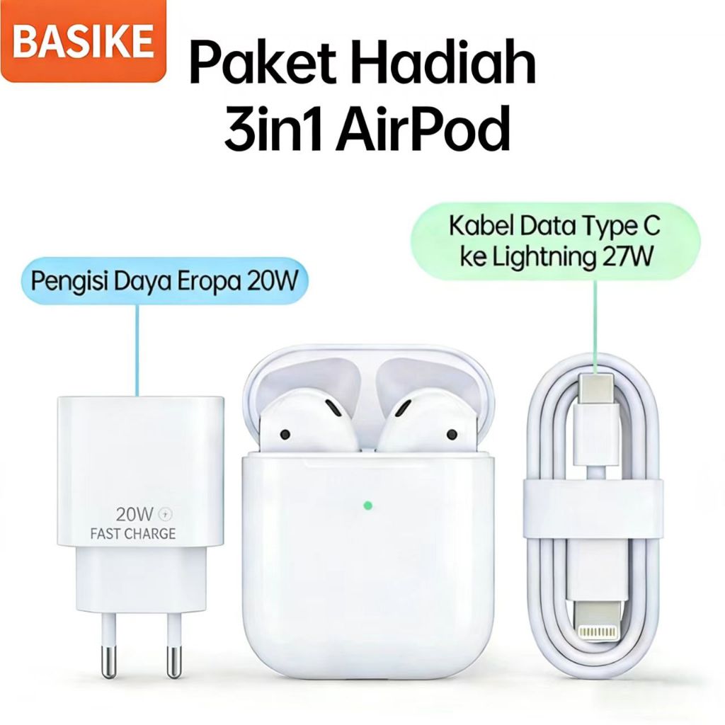 Jual BASIKE Headset TWS Bluetooth 5.0 TW90 Bass Kuat Panggilan Noise Reduction Kasus Pengisian Semi-In-Ear Nyaman Tanpa Sakit Telinga Kontrol Sentuh Earphone Nirkabel Ultra Portabel Kompatibel 99% HP Android & iOS Cocok Olahraga Sehari-Hari Musik & Panggi