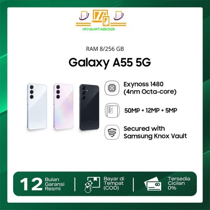 Samsung Galaxy A55 5G 12/256 GB | Lazada Indonesia