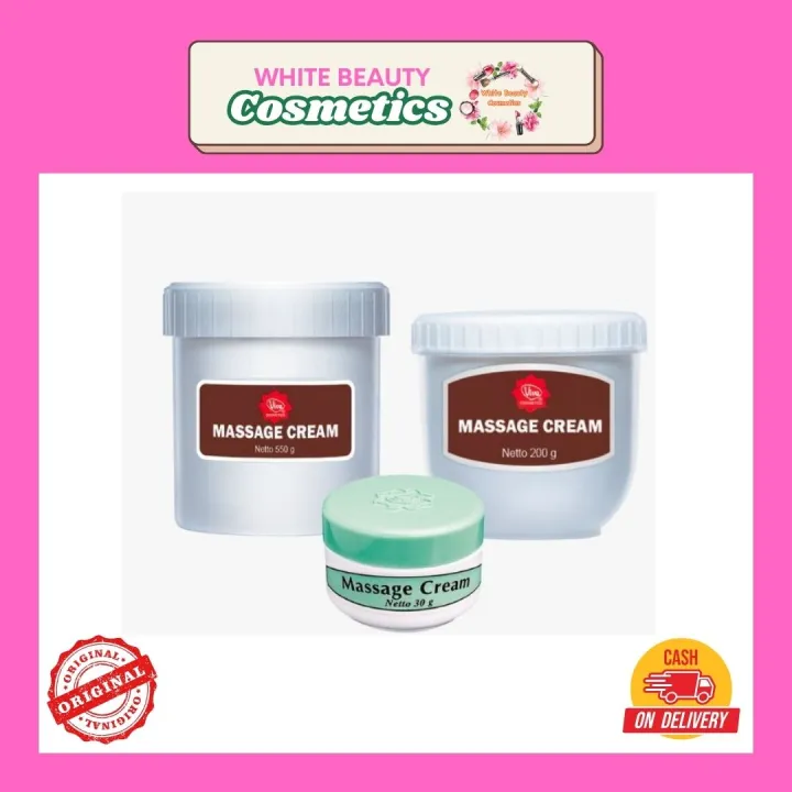 VIVA Massage Cream 200g / 550g Krim Pijat Kulit Pelembap Muka
