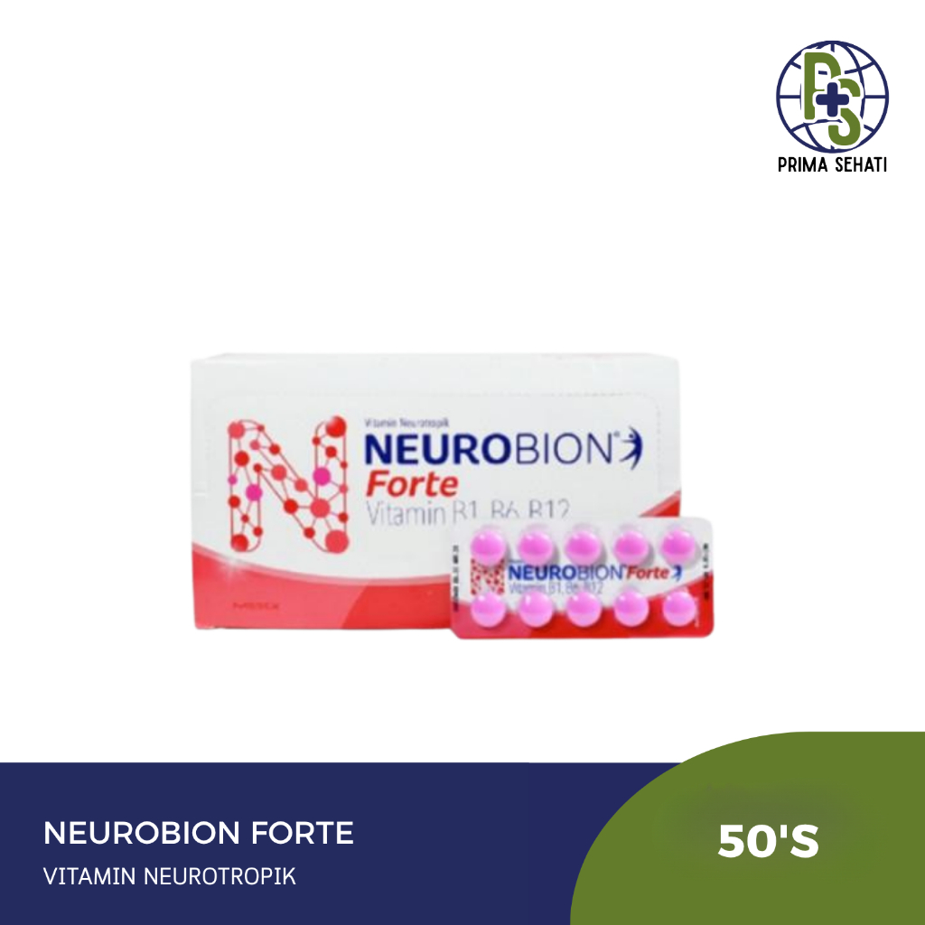 Neurobion Forte Tablet Vitamin B Kompleks Kesehatan Saraf Isi 50 Tablet