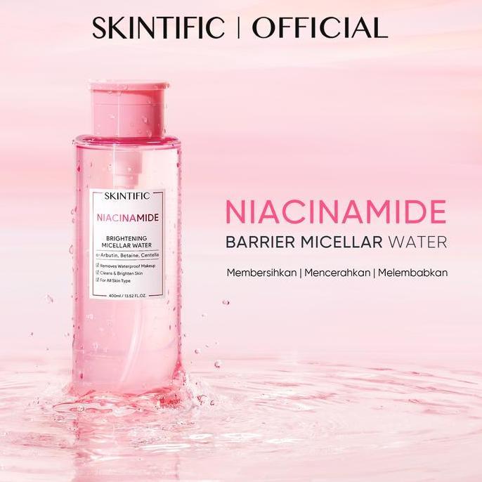 Skintific 5X Ceramide Barrier Micellar Water /Niacinamide Brightening Micellar Water 400ml