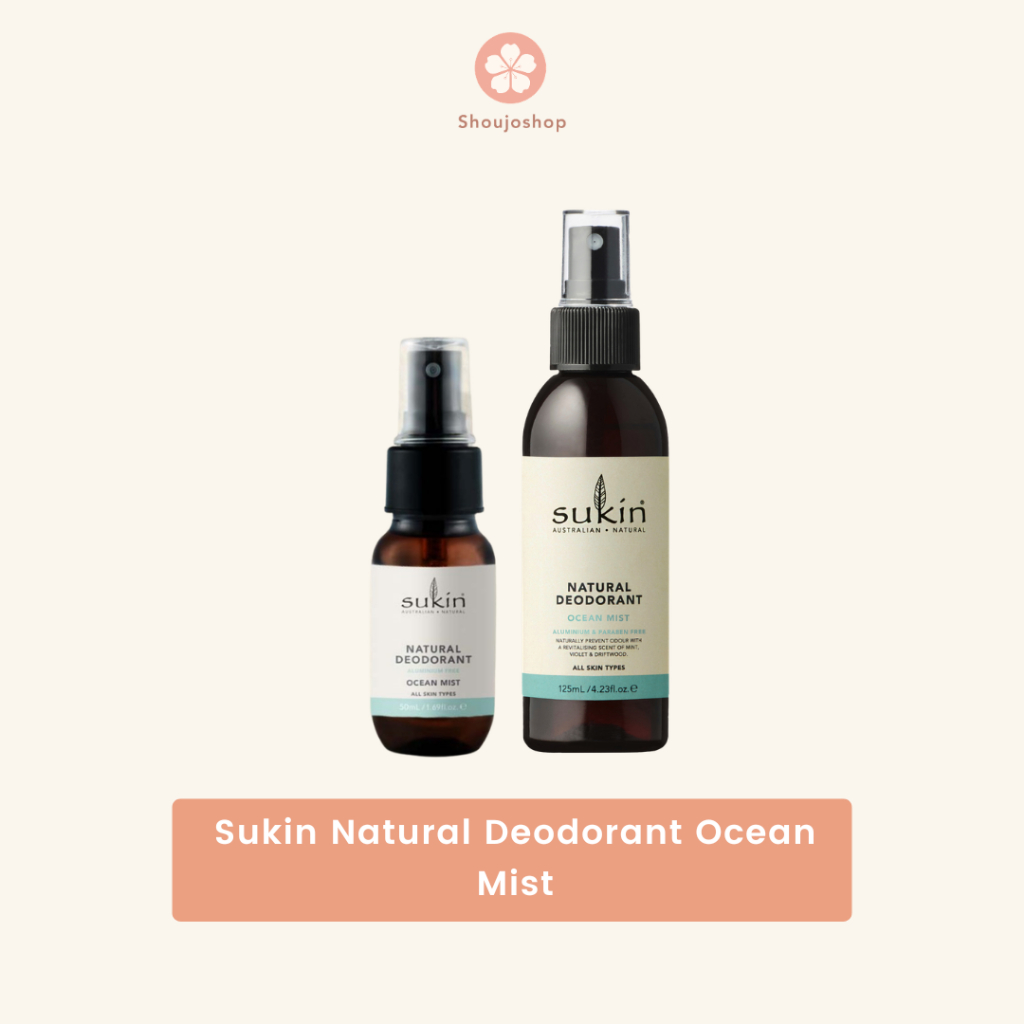Sukin Natural Deodorant Ocean Mist 50ml Vegan