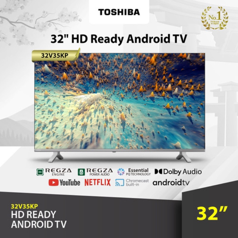Jual TOSHIBA ANDROID TV 32 inci Toshiba 32V35KP TOSHIBA 32 inch android TV TOSHIBA ANDROID LED TOSHIBA 32 inc Toshiba Led Tv 32 Inch Toshiba 32V35Kp 32-V35Kp Smart Tv Android 9.0 Full Hd | Shopee Indonesia
