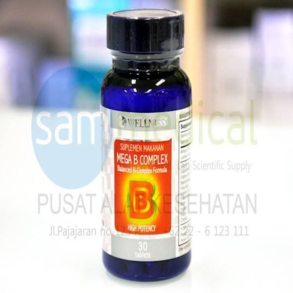 WELLNESS Mega B Complex Vitamin B Komplex isi 30 | Lazada Indonesia