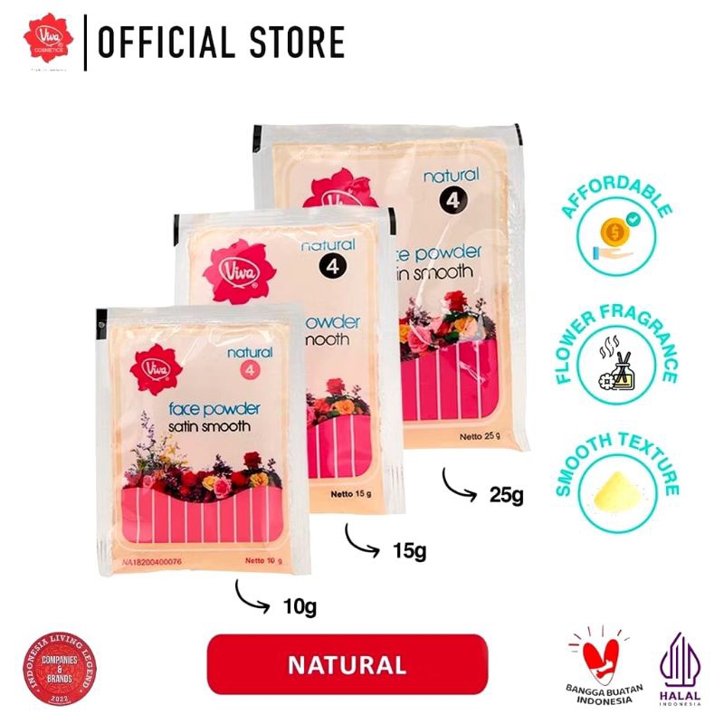 Jual Viva Bedak Zak 25gr & 15gr (bedak jadul) | Shopee Indonesia
