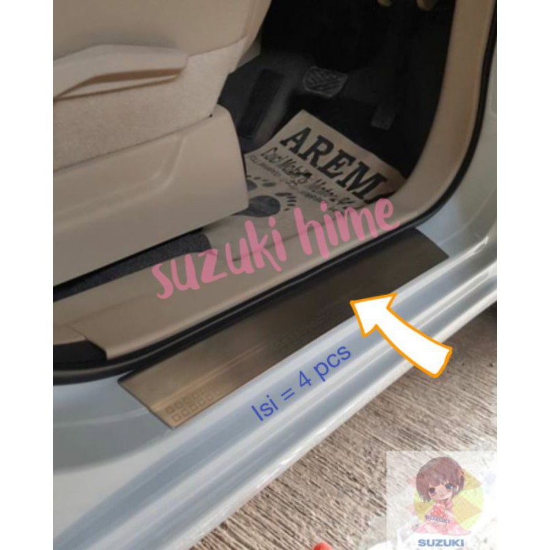 Jual Door Sill Guard XL7 All New Ertiga 2019 - 2026 & XL7 2020 - 2026 Original Suzuki Genuine Accessories Sill Plate | Shopee Indonesia