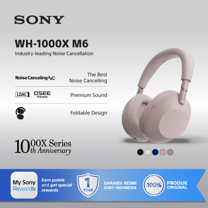 SONY WH-1000XM6 Noise Cancelling Headphones/ 1000XM6 | Lazada Indonesia