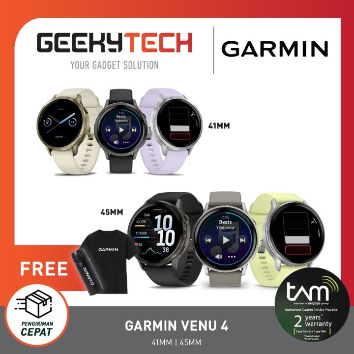 Garmin Venu 4 Smartwatch - Garansi Resmi TAM | Lazada Indonesia