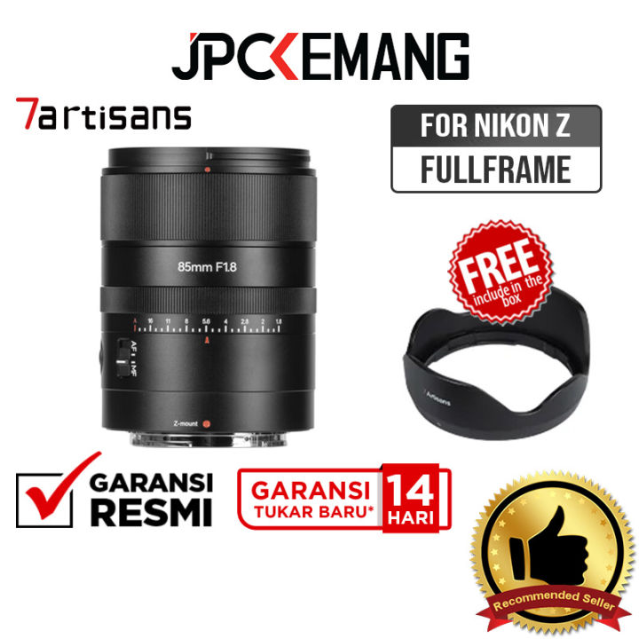 7Artisans AF 85mm f1.8 for Nikon Z FullFrame 7Artisan 85 mm f/1.8 Lens JPC KEMANG GARANSI RESMI | Lazada Indonesia