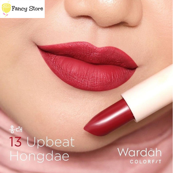 WARDAH Colorfit KOREA [13 Upbeat Hongdae] Ultralight Matte Lipstick
