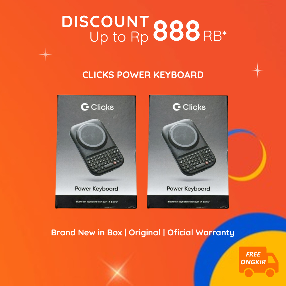 Jual Clicks Power Keyboard Magnetic - One keyboard, all your devices | Shopee Indonesia