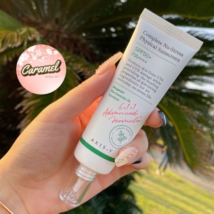 AXIS-Y Complete No Stress Physical Sunscreen SPF 50+ PA++++ Full Size 50mL | Lazada Indonesia