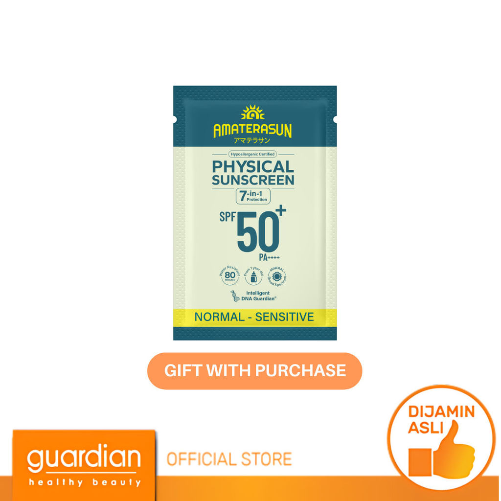 Gift With Purchase Amaterasun Physical Sunscreen SPF 50+ PA++++ - 1.5gr