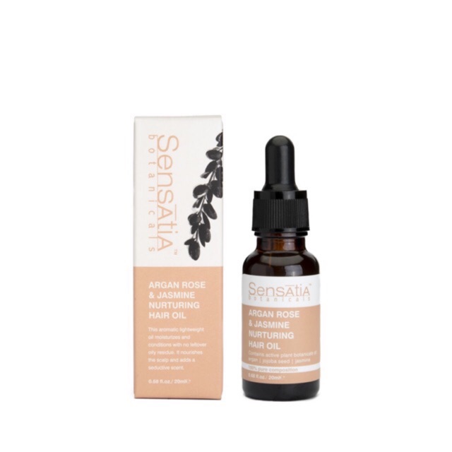 Jual Sensatia Botanicals Argan Rose & Jasmine Nurturing Hair Oil | Shopee Indonesia
