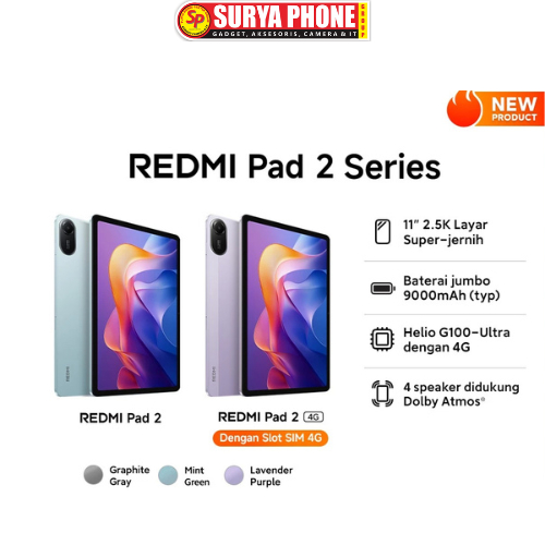 Jual XIAOMI REDMI PAD 2 4G SERIES | Shopee Indonesia