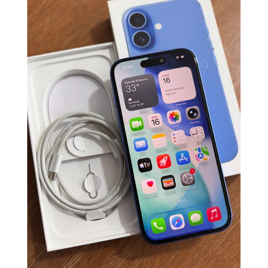 iPhone 16 128GB Pink - Tampilan Mulus, Desain Premium