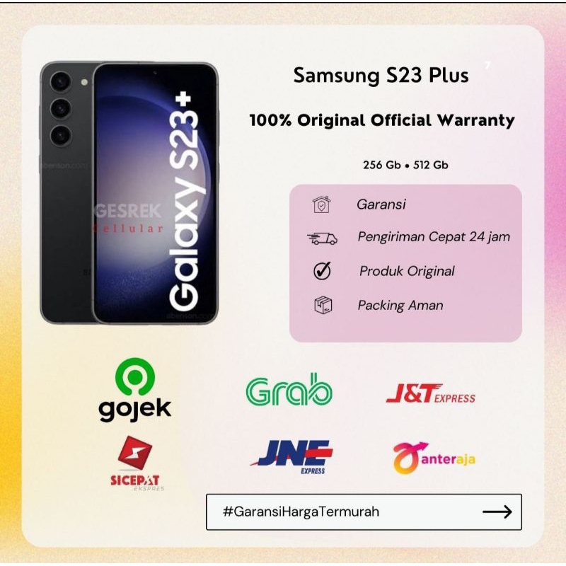 Jual Samsung Galaxy S23 Plus 256GB 512GB - Garansi RESMI | Shopee Indonesia