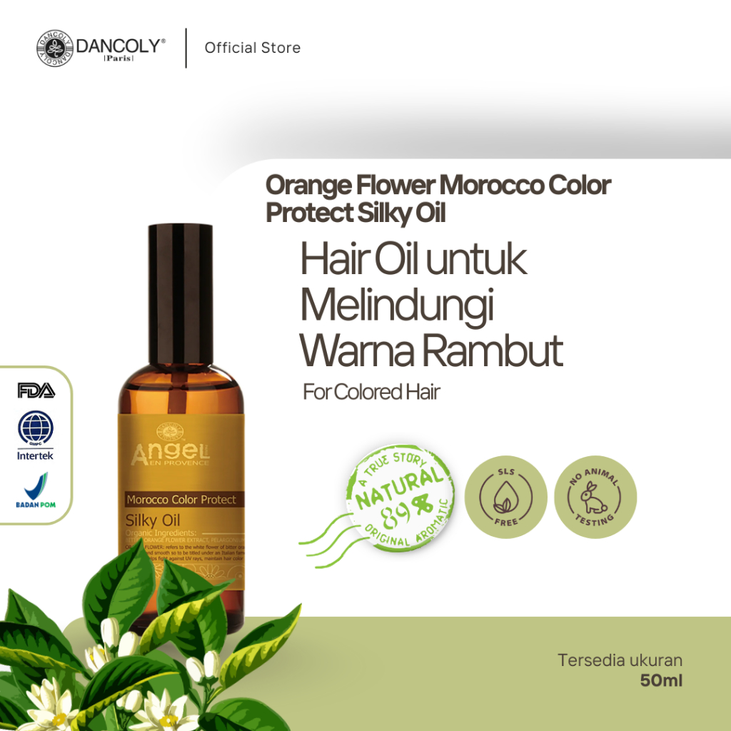 Jual Dancoly Morocco Color Protect Silky Oil 50 ml For Colored Hair | Serum Rambut Morocco Oil Untuk Melindungi Rambut Diwarnai | Treatment Rambut Diwarnai | Shopee Indonesia