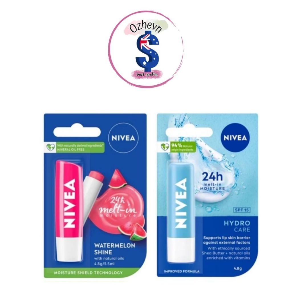 Jual Nivea - Watermelon Shine / Hydro Care Lip Balm | Shopee Indonesia