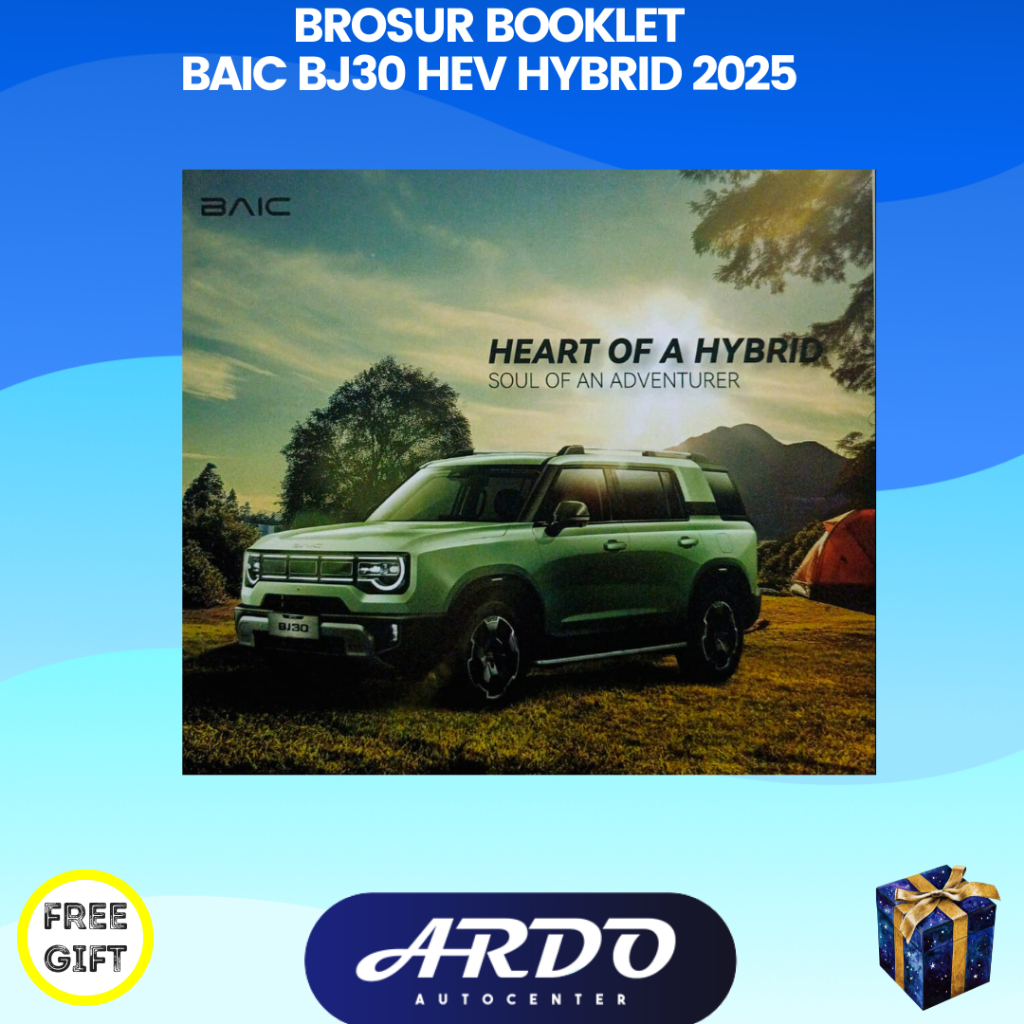 Jual Brosur katalog mobil Baic BJ30 HEV Hybrid 2025 Versi Booklet atau Buku | Shopee Indonesia