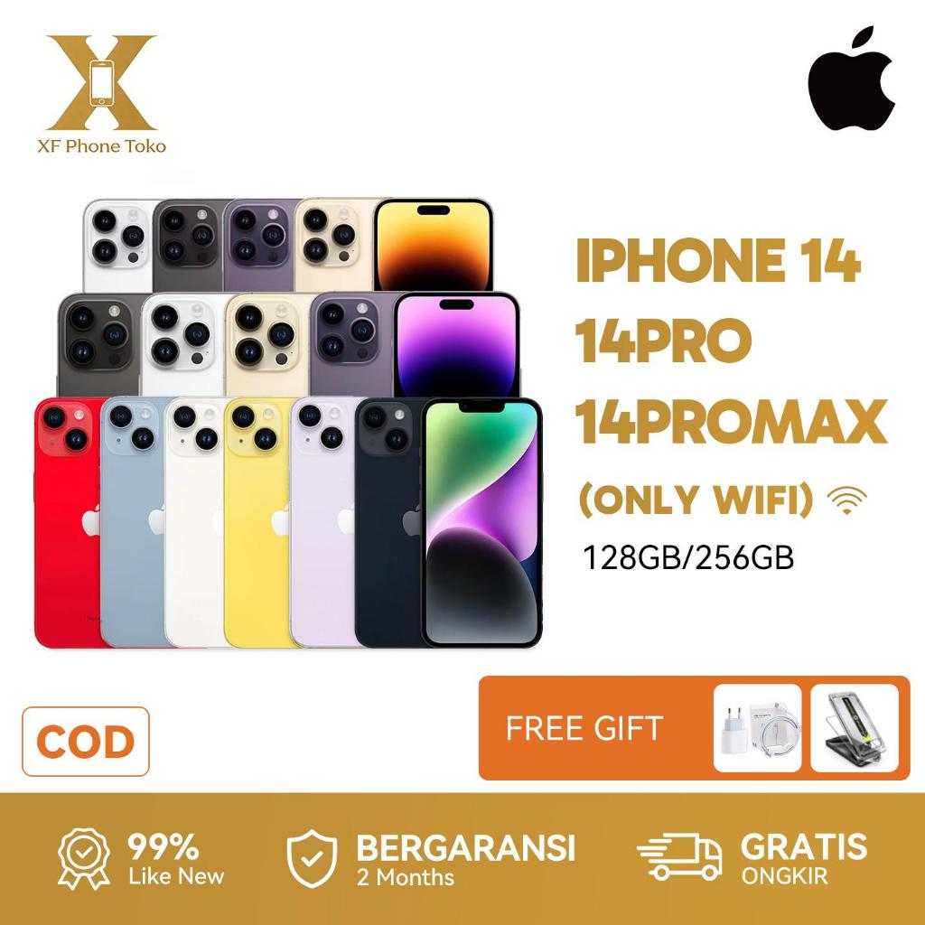 IPhone 14/14Pro/14ProMax Original HP 128/256GB Wifi Only IP 14/14Pro/14ProMax Color White/Black/Blue/Green/Yellow/Red/Purple/Gold 99% New Used, 7-Day Free Trial And Return Policy, 2-month Warranty.iphone14/iphone14 pro/iphone14 promax only wifi