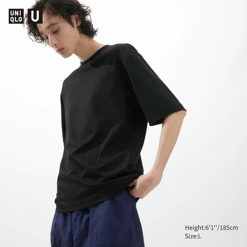 Jual AIRism Katun T-Shirt Oversize Man | Shopee Indonesia