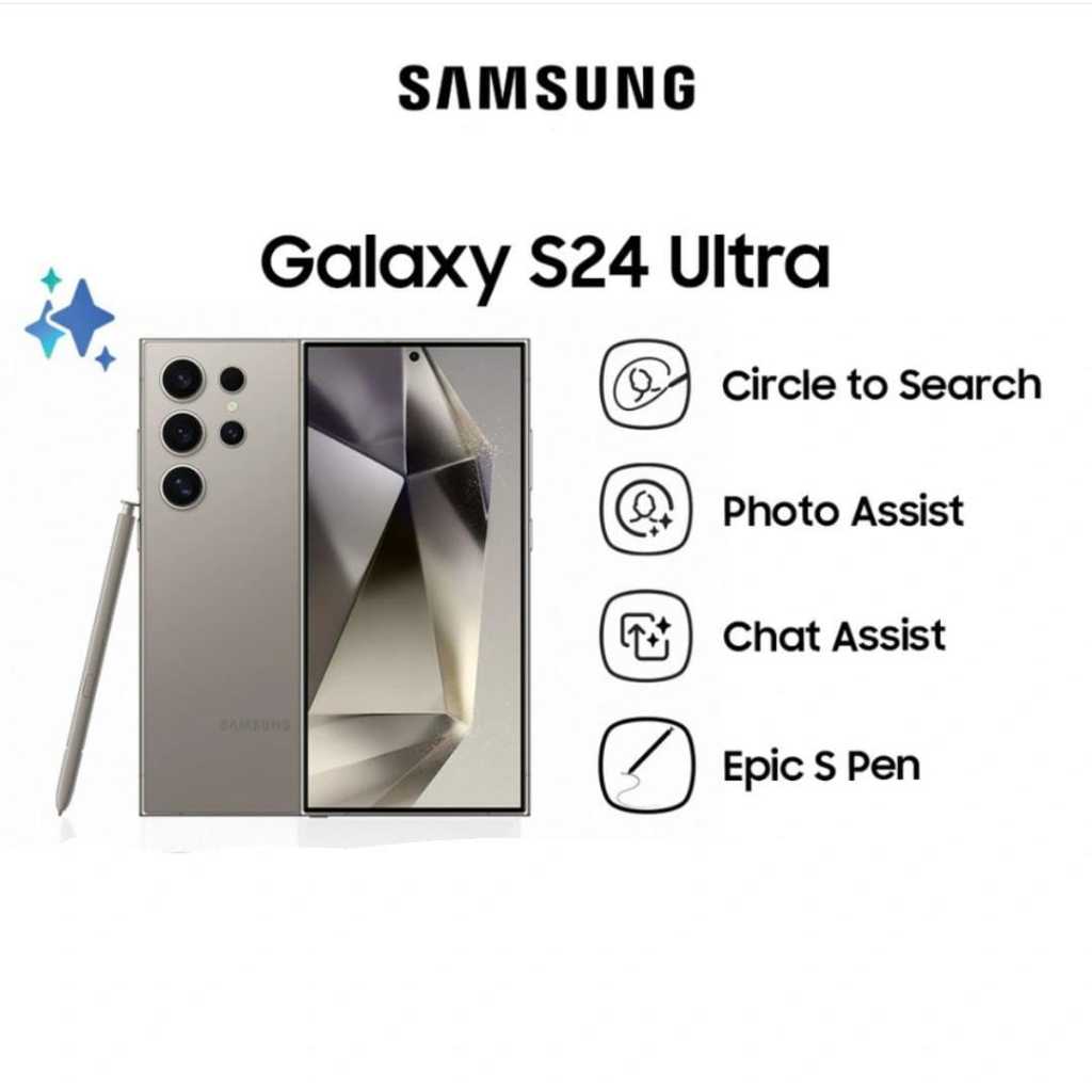 Samsung Galaxy S24 Ultra 12/512GB New Garansi Resmi