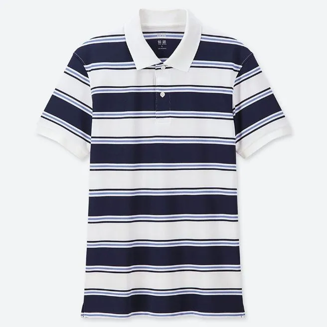 UNIQLO MEN POLO SHIRT Dry Ex STRIPE ORIGINAL | Lazada Indonesia