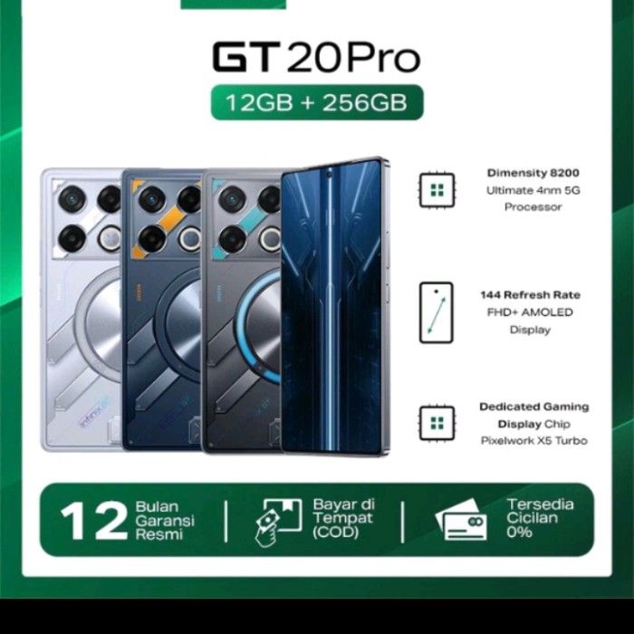 INFINIX GT 20 PRO 5G NEW GARANSI RESMI ORIGINAL INFINIX | Lazada Indonesia