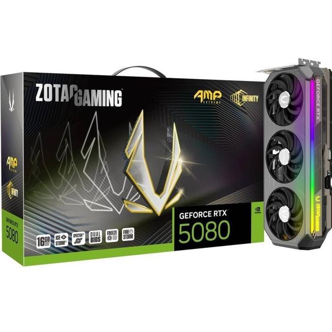 Bestseller- ZOTAC GAMING GEFORCE RTX 5080 AMP EXTREME INFINITY 16GB GDDR7