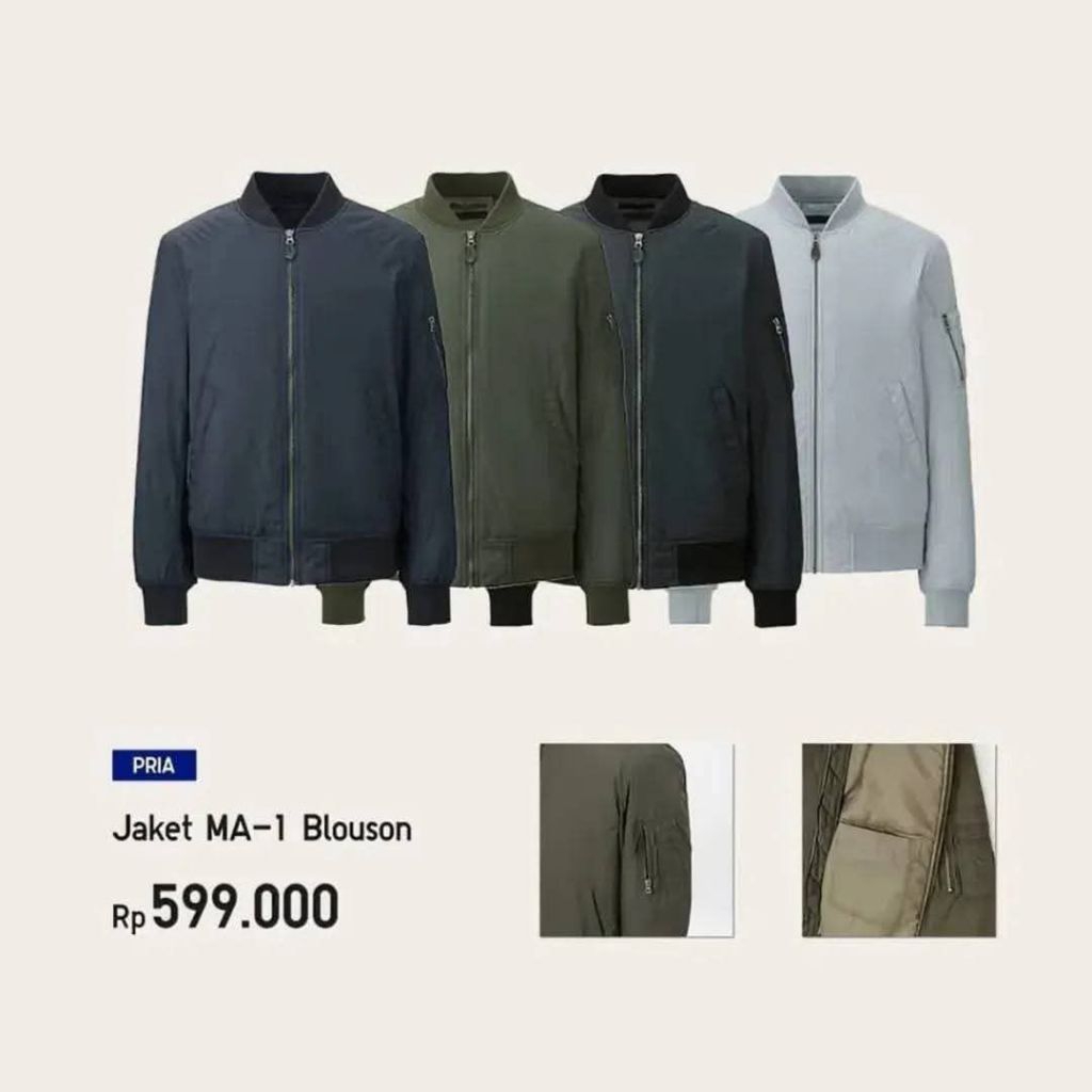 Jual Uniqlo Blouson ma-1 | Shopee Indonesia