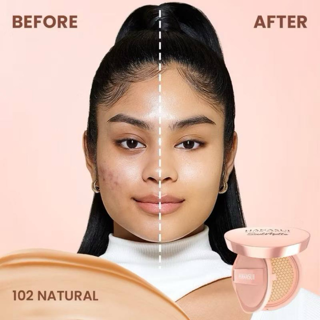 Jual Hanasui Serum Cushion Soulmatte - 102 Natural | Shopee Indonesia