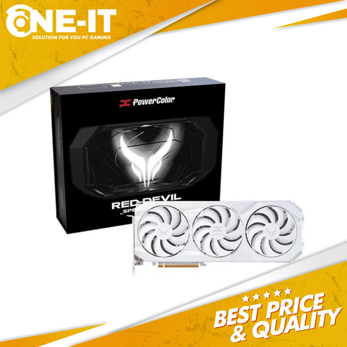 VGA POWERCOLOR Red Devil Spectral White AMD Radeon RX 9070 XT 16GB GDDR6 16G