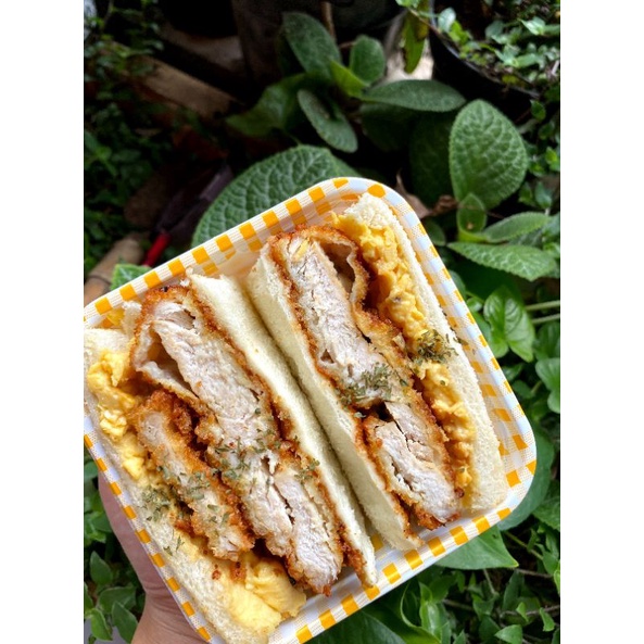 Jual Kurimi sando Katsu Sandwich , Katsu Ayam , Chicken Katsu Sandwich , Roti Lapis isi Katsu ayam , Roti tawar , milk tea , lemon tea , matcha latte | Shopee Indonesia