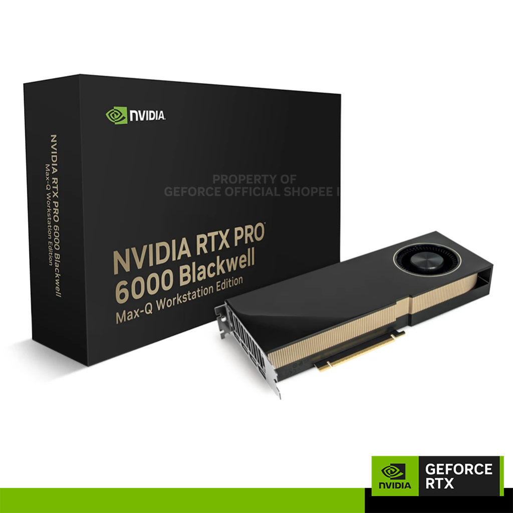 Jual NVIDIA RTX PRO 6000 Blackwell Max-Q Workstation Edition | 96GB GDDR7 | Shopee Indonesia