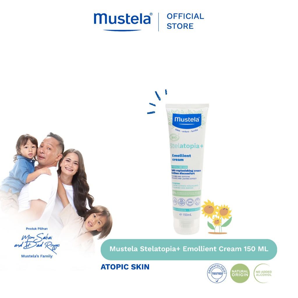 MUSTELA STELATOPIA+ EMOLLIENT CREAM 150ML / 300ML RB11
