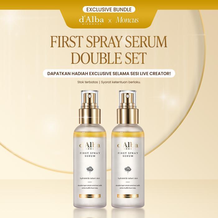 SALE! [Exclusive Moncus di Korea] d'Alba First Spray Serum Double Set (2 Pcs d'Alba White Truffle