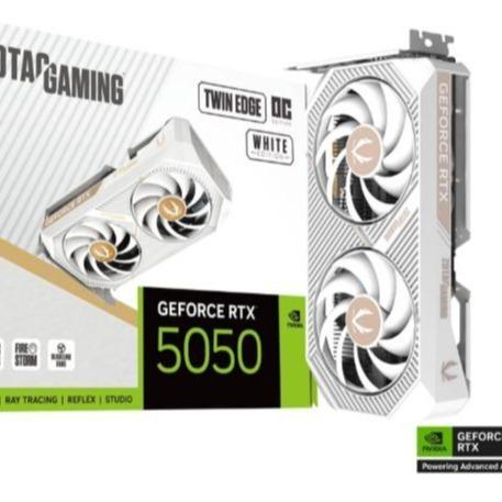 ZOTAC GAMING NVIDIA GeForce RTX 5050 Twin Edge OC 8GB White Edition