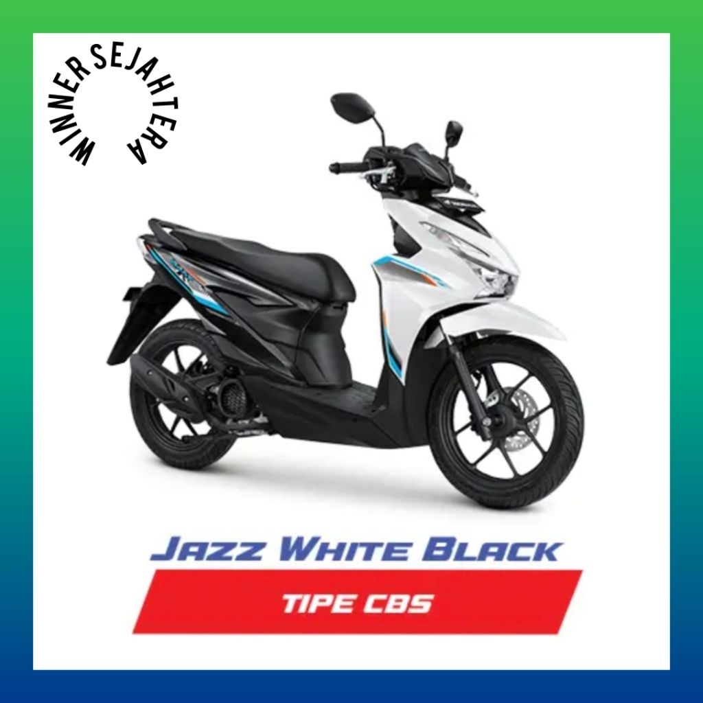 Jual Honda BeAT Jazz White Black Tipe CBS Tahun 2026 | Shopee Indonesia