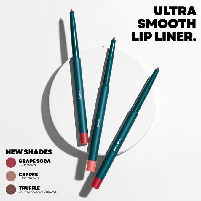 New- 100ribuan Dapat 2pcs - Luxcrime Ultra Smooth Lip Liner + Luxcrime Ultra Light Lip Stain