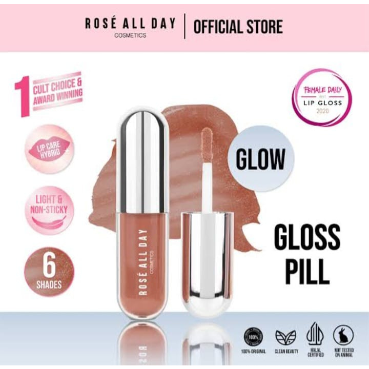 Jual Rose All Day Cosmetics Gloss Pills-Shade Glow Pill | Shopee Indonesia