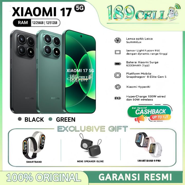 XIAOMI 17 5G RAM 12/256GB 12/512GB | XIAOMI17 5G RAM 12/256 GB 12/512 GB GARANSI RESMI | Lazada Indonesia