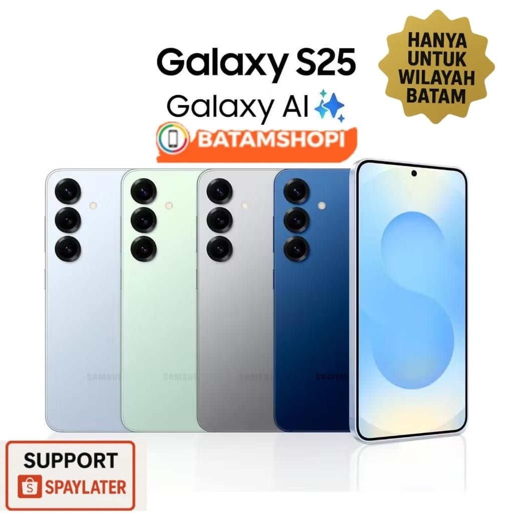 SAMSUNG GALAXY S25 12/256 & 12/512 GB GARANSI RESMI - BATAM