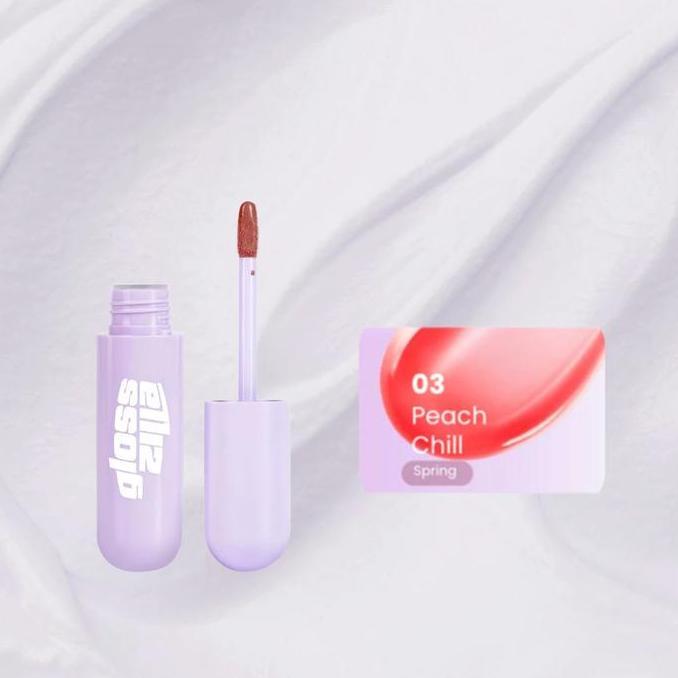 Lipsz- Emina Glosszilla Lhtweht Lip Jelly Vinyl 3 G | Transferproof Gloss, Longlasting Stain