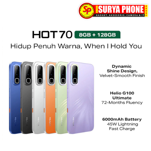 INFINIX HOT 70 RAM 8GB / 128GB