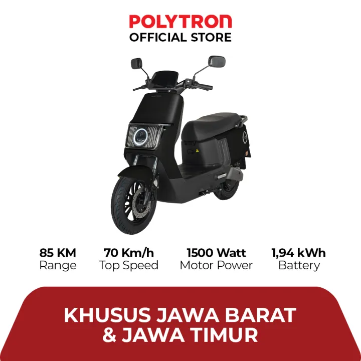 Polytron Fox-200 Electric Sepeda Motor Listrik - OTR JAWA BARAT & JAWA TIMUR | Lazada Indonesia