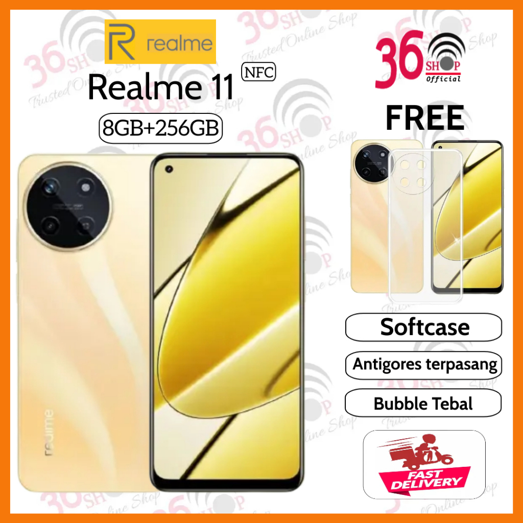 Jual Realme 11 4G [ NFC ] Camera 108MP 8GB+256GB Garansi Resmi 1 Tahun | Shopee Indonesia