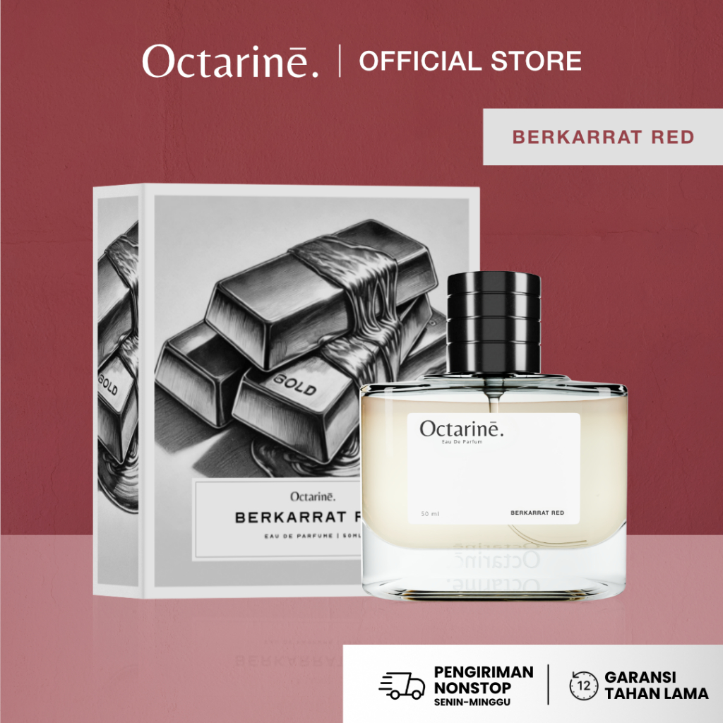 Jual Octarine - Berkarrat Red Eau de Perfume | Parfum Unisex Tahan Lama Aroma Woody Amber | Shopee Indonesia